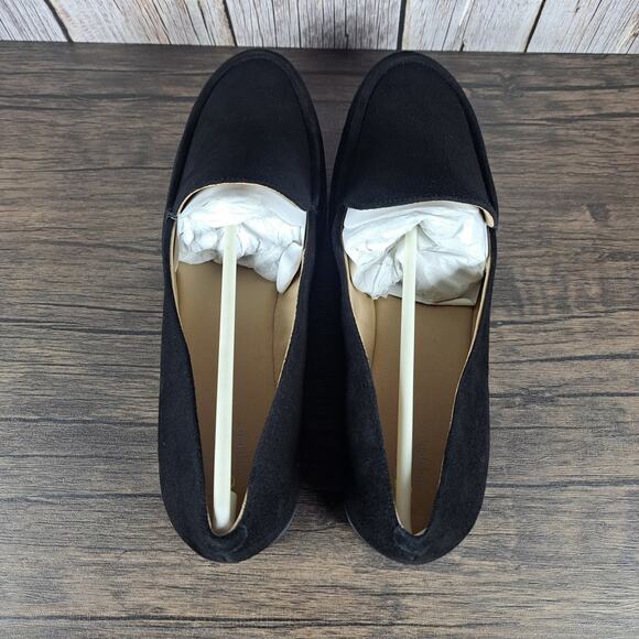 Easy Spirit E360 Esmargy Leather Suede Slip On Loafer Black Women's Sz 9.5 M - Picture 6 of 9